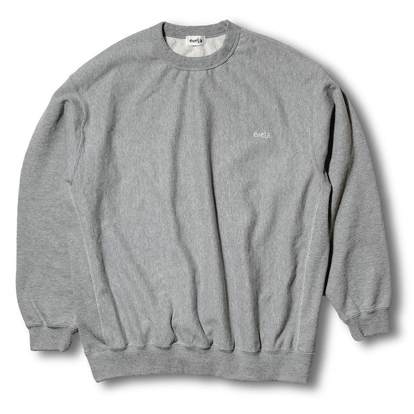 Crew Neck Sweat Shirt GRAY(EE-001) – eeeLa shop